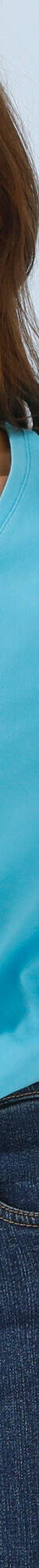 T-shirt manches 3/4 uni, coton (bleu turquoise) T-shirt manches 3/4 uni, coton (bleu turquoise)